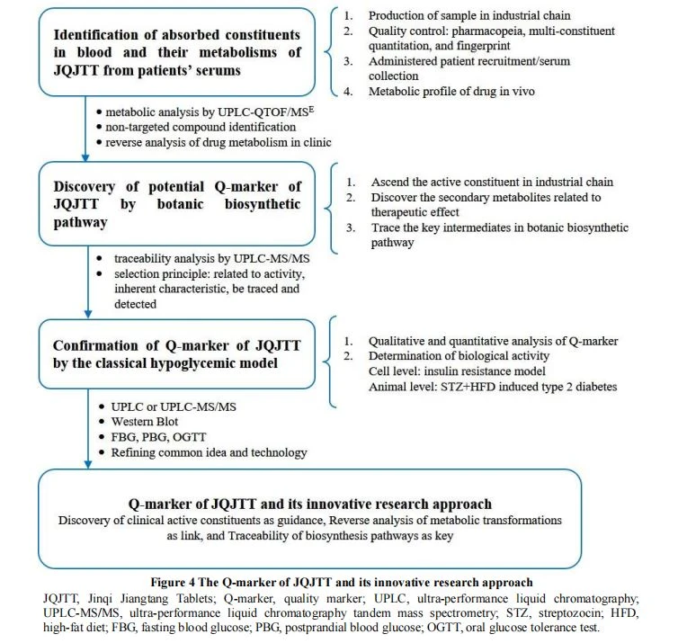 The Q-marker of JQJTT and its innovative research approach