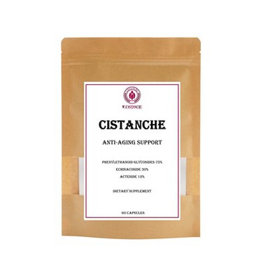 Cistanche مكمل غذائي مضاد للشيخوخة يدعم فينيلثانويد جليكوسيدات 75 بالمائة إشنكوسايد 30 بالمائة أكتيوسيد 12 بالمائة